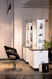 Our stylist stations at PLUM